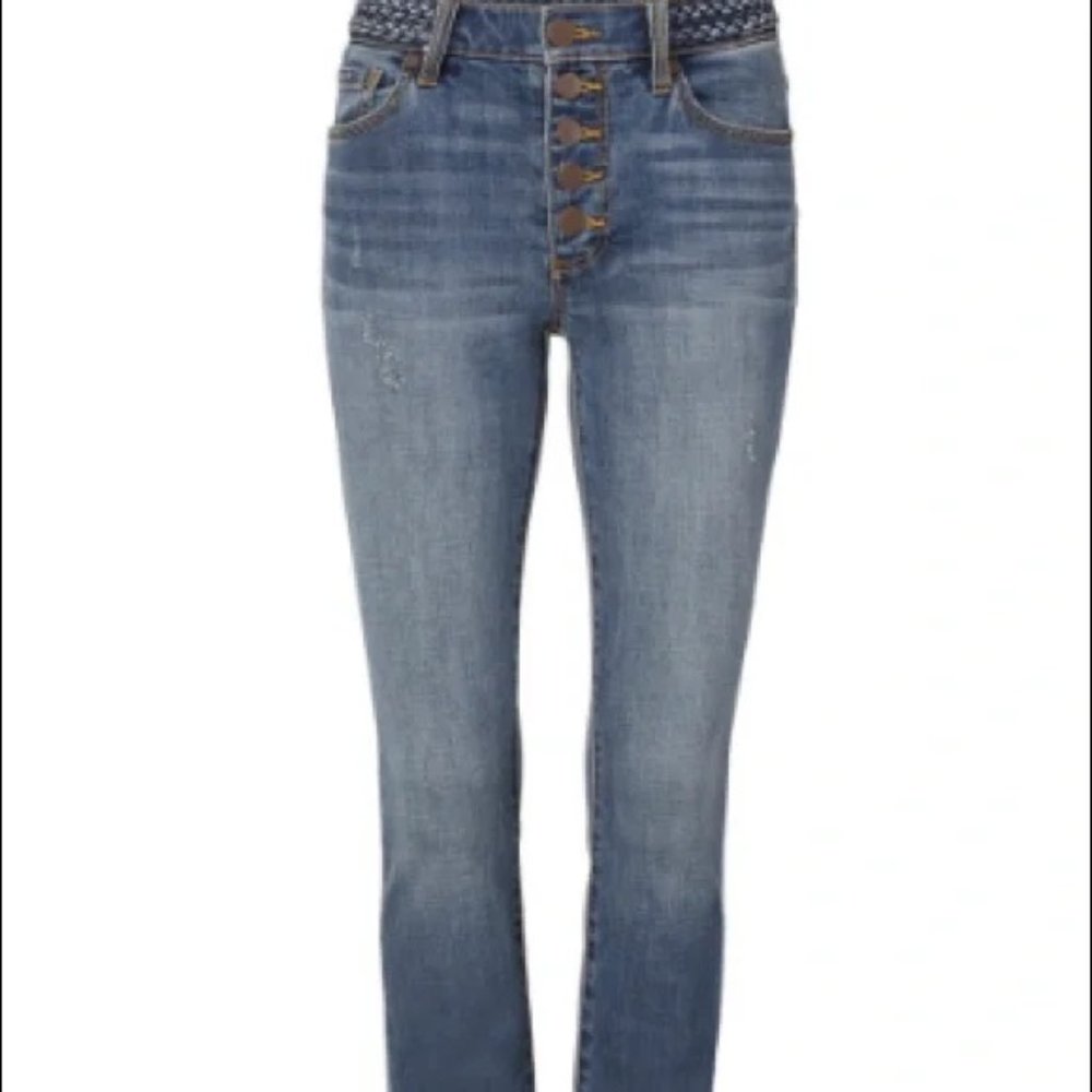New CAbi Button Fly Skinny jeans -style 5694 (Spring 2020)